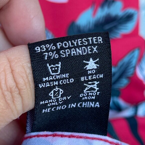 DIXXON Flannel Co Mens Short Sleeve The Miami Button Down Shirt size large - Picture 10 of 12